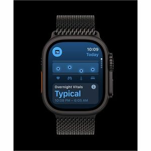 Watch Ultra 3 GPS + Cellular 49mm Black Titanium Case with Black Titanium Milanese Loop - Medium