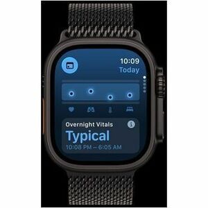 Apple Watch Ultra 3 Smart Watch - 49 mm Case Height - 44 mm Case Width - Black Case Color - Black Band Color - Titanium Ca