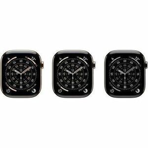 Apple Watch Series 11 Smartwatch - 46 mm Case Height - 39 mm Case Width - Schiefer Case Color - Schwarz Band Color - Titan