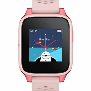TCL MOVETIME MT46X Smartwatch - Kinder - Pink Body Color - Wireless LAN - 4G - Kamera, Push-Benachrichtigung, SMS, Alarm, 