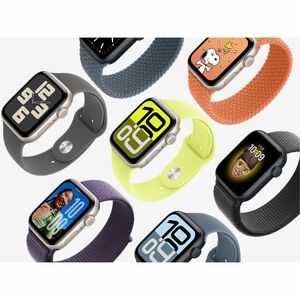 Apple Watch SE 3 Smartwatch - 40 mm Case Height - 34 mm Case Width - Mitternacht Case Color - Mitternacht Band Color - Alu