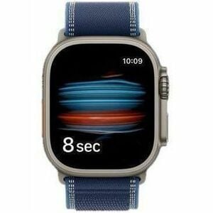 Apple Watch Ultra 3 Smartwatch - 49 mm Case Height - 44 mm Case Width - Natürlich Case Color - Blau, Hellblau Band Color -