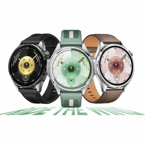 Huawei WATCH GT 6 Smart Watch - Round Case Shape - 46 mm Case Height - 46 mm Case Width - Purple Body Color - Green Band C