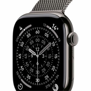 Apple Watch Series 11 Smart Watch - Slate Case Color - Slate Band Color - Titanium Case Material - Wireless LAN - 4G - LTE
