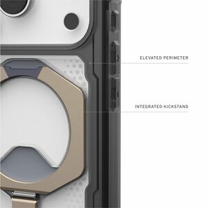 Urban Armor Gear Plasma XTE Case for Apple iPhone 17 Pro Smartphone - Ash, Titanium - Crack Resistant, Drop Resistant, Imp