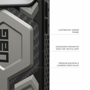 Urban Armor Gear Monarch Pro Case for Apple iPhone 17 Pro Max Smartphone - Titanium - Drop Resistant