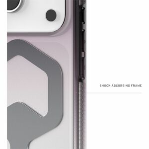 Urban Armor Gear Plyo Case for Apple iPhone 17 Pro Smartphone - Black, Clear Ombré - Drop Resistant, Impact Resistant, Scr