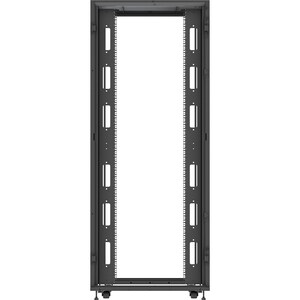 VERTIV VR 42U Rack Cabinet for Server, LAN Switch, Patch Panel - 800 mm Rack Width x 1115 mm Rack Depth - Black - Steel - 