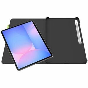 Gecko Covers Carrying Case Samsung Galaxy Tab S10 FE+ Tablet - Black - Moisture Resistant, Dirt Resistant, Grease Resistan