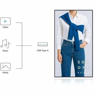 ViewSonic CDE7514-2C 75" LCD Digital Signage Display - 24 Hours/7 Days Operation - Energy Star - Thin Film Transistor (TFT