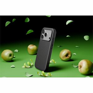 PEEL RePeel Case for iPhone 17 Pro- Sustainable Apple Peel Leather, MagSafe Compatible, 10 ft Drop Protection, Black - Sus