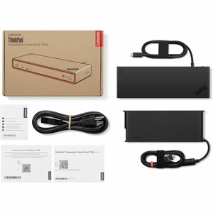 Lenovo 13 Anschluss(e) Thunderbolt 5 Docking Station für Monitor, Notebook, Mikrofon, Mobile Workstation - Ladefunktion - 