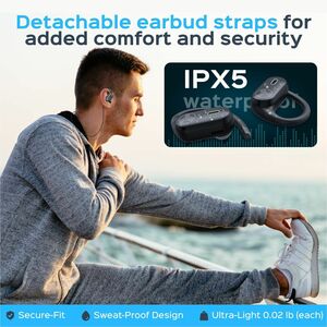 Treblab AI Wireless Bluetooth Translation Earbuds - Siri, Google Assistant - Stereo - True Wireless - Bluetooth - 33 ft - 