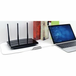 j5create JCE133G Gigabit Ethernet Adapter for MacBook, Ultrabook - 10/100/1000Base-T - Portable - USB 3.1 (Gen 1) Type C -