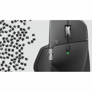 Logitech MX Master 4 for Business Tamanho grande Rato - Bluetooth/Radiofrequência - USB Tipo C - Campo escuro - 8 Taste(n)