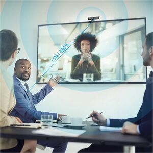 j5create JVU302-N Webcam - 5 Megapixel - 60 fps - Black - USB 2.0 Type A/USB Type C - 1 Pack(s) - 2K, Full HD - 2560 x 144