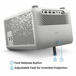 BenQ TK705i 3D DLP Projector - 16:9 - Ceiling Mountable, Shelf Mountable, Tabletop - High Dynamic Range (HDR) - Front, Cei