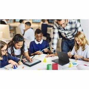 Notebook ASUS Chromebook 11.6 pulgadas HD (1360 x 768) Intel N150-Chrome OS-RAM 8GB- 64GB eMMC-Color Mineral Grey-1 año de