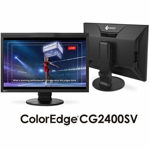 EIZO ColorEdge CG2400SV 24" Class WUXGA LED Monitor - 16:10 - Black - 61.2 cm (24.1") Viewable - In-plane Switching (IPS) 