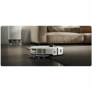 MI OV31GL Cordless Robot Vacuum Cleaner - White - 2.50 L Dust Capacity - 4 L Water Tank Capacity - Brush, Mop Pad - Carpet
