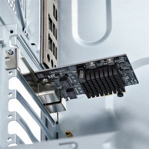 StarTech.com 5-Gigabit-Ethernet-Karte für Desktop, Server - Schwarz - TAA-konform - PCI Express - 5 Gbit/s Datenübertragun
