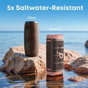 soundcore Portable Bluetooth Speaker System - 50 W RMS - Desert Rose Brown - Battery Rechargeable