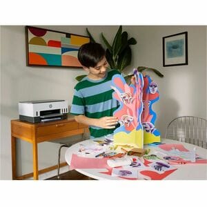 HP 6005 Wired & Wireless Smart Tank Inkjet Multifunction Printer - Colour - Copier/Printer/Scanner - 12 ppm Mono/7 ppm Col