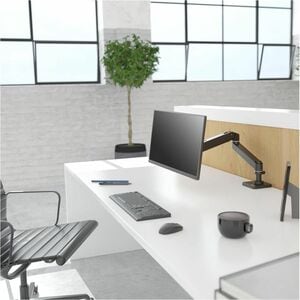 Ergotron Desk Mount for Monitor, LCD Display - Black - Height Adjustable - 1 Display(s) Supported - 86.4 cm (34") Screen S