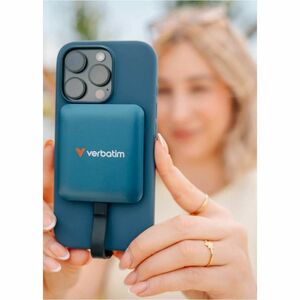 Verbatim SnapBack 2 TB Portable Solid State Drive - External - Blue Metallic - Smartphone, Desktop PC, MAC Device Supporte