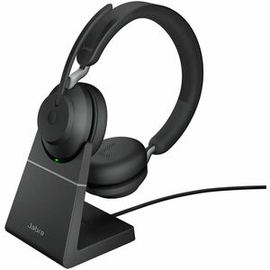 Jabra Evolve2 65 Headset - Microsoft Teams Certification - Stereo - Wireless - Bluetooth - 98.4 ft - On-ear, Over-the-head