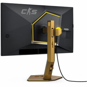 AOC AGON CS24A/P 24" Class Full HD Gaming LCD Monitor - 16:9 - Black, Gold - 24.1" Viewable - Esports Twisted Nematic (E-T