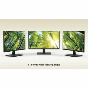 Hannspree HC241CFB 24" Class Full HD LED Monitor - 16:9 - 60.5 cm (23.8") Viewable - In-plane Switching (IPS) Technology -