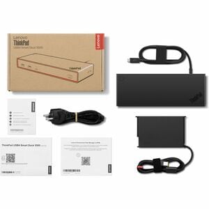 Lenovo SmartDock 5500 11 Anschluss(e) USB4 Docking Station für Monitor, Notebook, Mobile Workstation - Ladefunktion - 135 