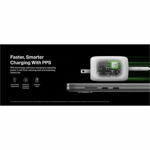 Belkin BoostCharge Pro 3-Port GaN Wall Charger 100W - 100 W - White