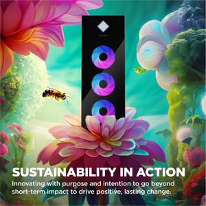 OMEN by HP 45L Gaming Desktop GT22-3004a, Windows 11 Home, Intel Core Ultra 7, 32GB RAM, 2TB SSD, 2TB HDD, NVIDIA GeForce 