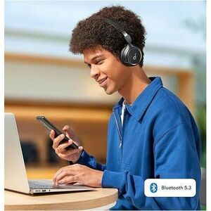 Cuffie soundcore H30i Con cavo/wireless On-ear, Over-the-head Stereo - Nero - Binaural - Circumaurale - Bluetooth - 120 cm