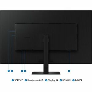 Monitor LCD Samsung ViewFinity S7 S37D700EAL 37" (94.0cm) Clase 4K UHD - 16:9 - Negro - 37" (94cm) Viewable - Vertical Ali