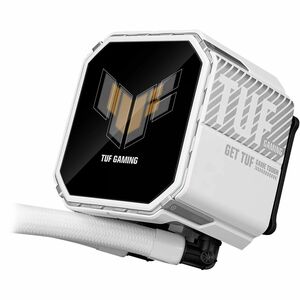 TUF Gaming LC III 360 ARGB LCD all-in-one liquid CPU cooler with pre-installed triple fans designed for high airflow & sta