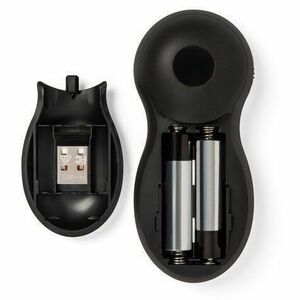 ACCO Presentation Pointer - Radio Frequency - USB Type A - 4 Button(s) - Black - Wireless - 20 m - 2.40 GHz - 2 x AAA Batt