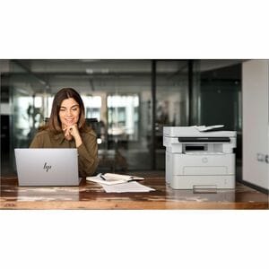 HP 355sdnw Wired & Wireless Laser Multifunction Printer - Monochrome - Copier/Printer/Scanner - 1200 x 1200 dpi Print - Au