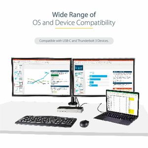 StarTech.com 50 cm (19.69") USB-C Data Transfer Cable - Cable for Docking Station, Hard Drive, Notebook, MacBook, Mobile D