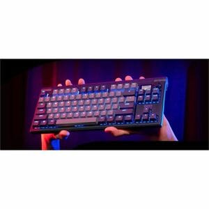CHERRY XTRFY G80-3883 Gaming Keyboard - Tenkeyless - Wired/Wireless Connectivity - USB Type A Interface - RGB LED - French
