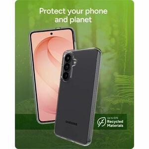 ZAGG Crystal Palace Case for Samsung Galaxy S26+ Smartphone - Textured Edges, Textured Grip - Clear - Drop Resistant, Yell
