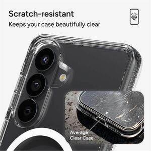 ZAGG Crystal Palace Snap Case for Samsung Galaxy S26 Smartphone - Textured Edge, Textured Grip - Transparent - Drop Resist