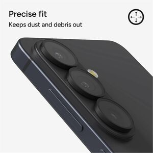 invisibleSHIELD Hoops Camera Lens Protector - Black - Tempered Glass - 3 / Pack