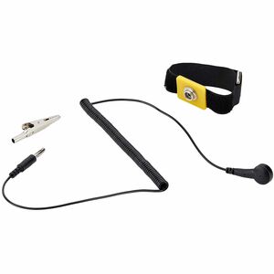 StarTech.com Antistatic Wrist Strap with Grounding Cable, ESD Electrostatic Discharge Band, 5ft / 1.5m Detachable Cord, TA