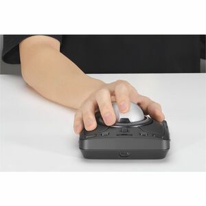 Expert Mouse™ TB800 EQ Multi-Connection Trackball - Optical - Cable/Wireless - Bluetooth - 2.40 GHz - Rechargeable - Black