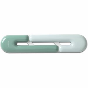 Kensington Duo Gel Wrist Rest - 0.87"" (22 mm) Height x 17.72"" (450 mm) Width x 3.66"" (93 mm) Depth - Green - Polyuretha