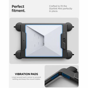 Spigen Vehicle Mount for Satellite Internet System - Black - 22.68 kg Load Capacity