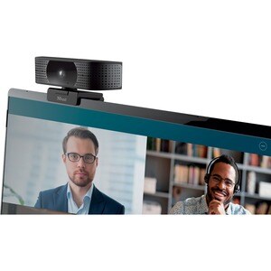 Trust Webcam - 30 fps - Black - USB 2.0 - 3840 x 2160 Video - Auto-focus - 74° Angle - Microphone - For Computer, Notebook